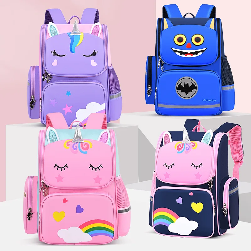 

New Design Portable Cartoon Mickey Mouse Unicorn Backpack Children School Bags, Customized color