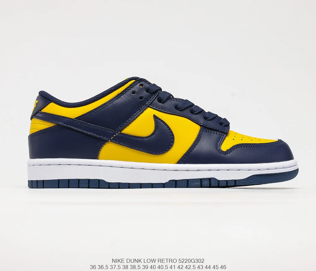 

2021 hot sale Nike SB Dunk Low "Michigan" Nike low-top casual sports skateboard shoes