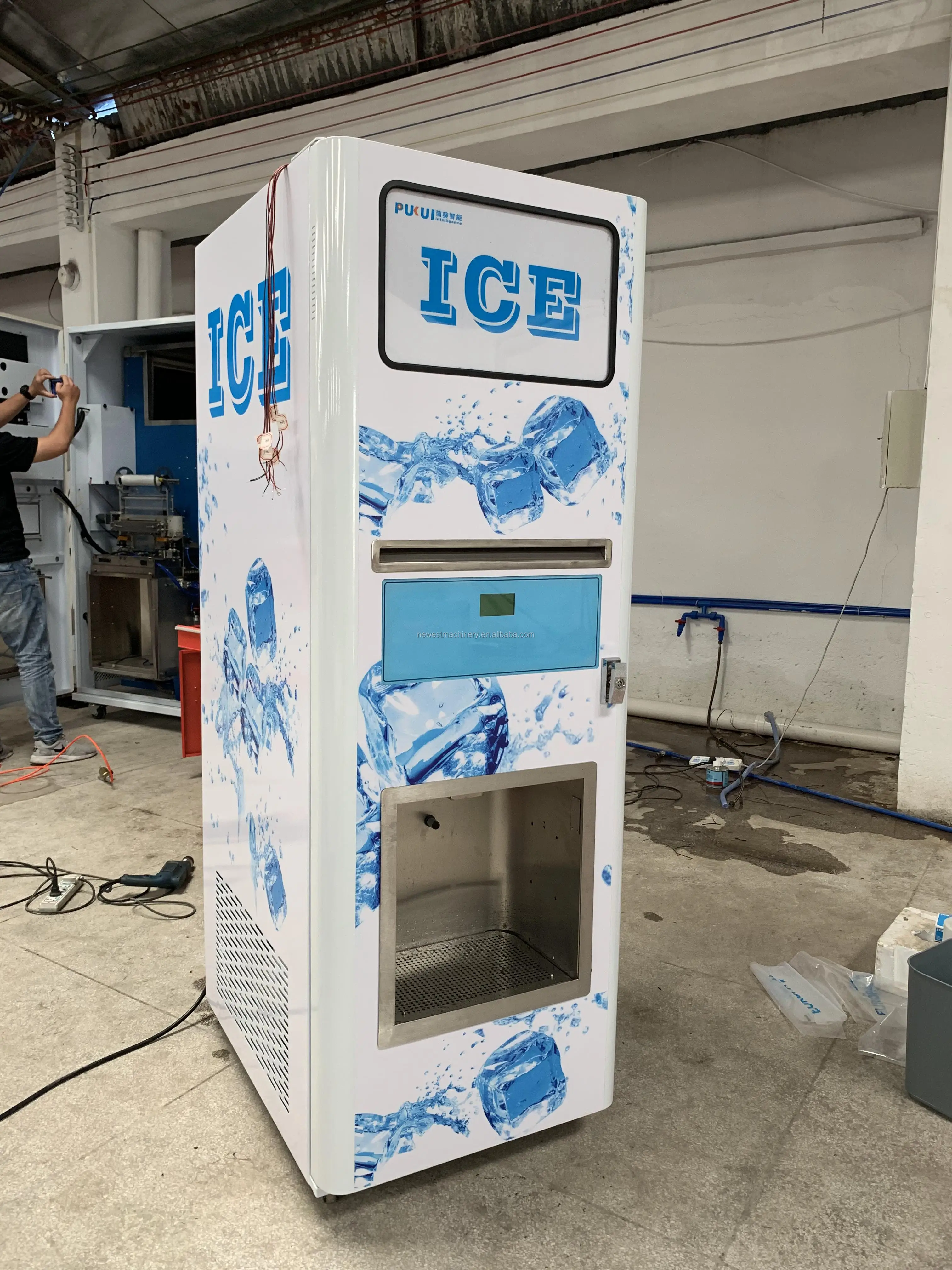 Coin Operated Ice Maker Vending Machine/vending Ice Machine/ice Making ...