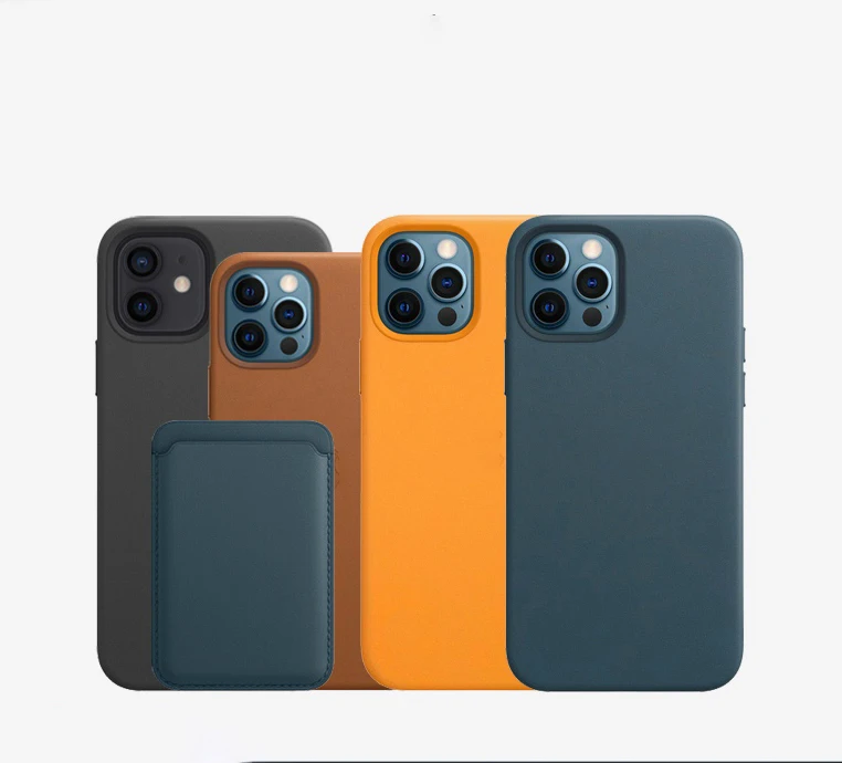 

PU Wireless charger mobile phone case for iphone 13pro max, 5 colors