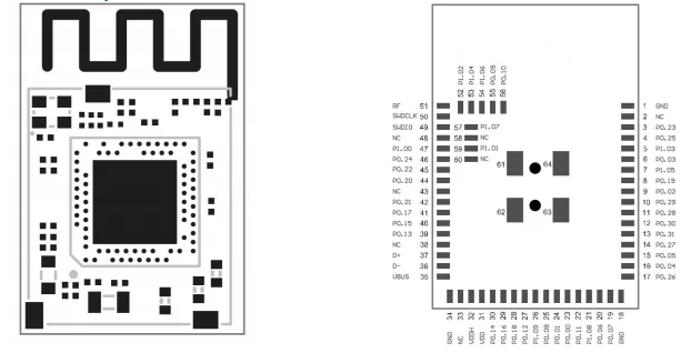 Thingoo nRF52833 mesh nordic hid fan 2.4g zigbee transceiver communication light switches module - ANKUX.COM