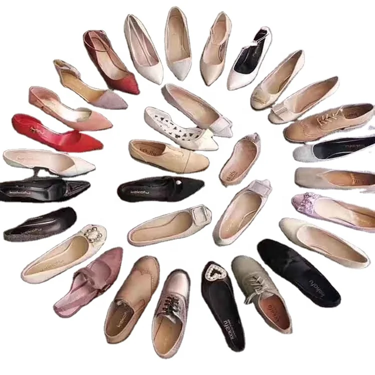 

Flawless formal dressed lady women high heels Mixed jinjiang high quality used shoes second hand shoes stock shoes, Multicolor
