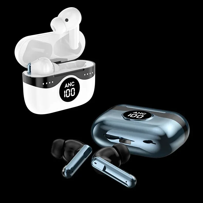 

ANC ENC tws earbuds with microphone HIFI sound bass wireless earphone