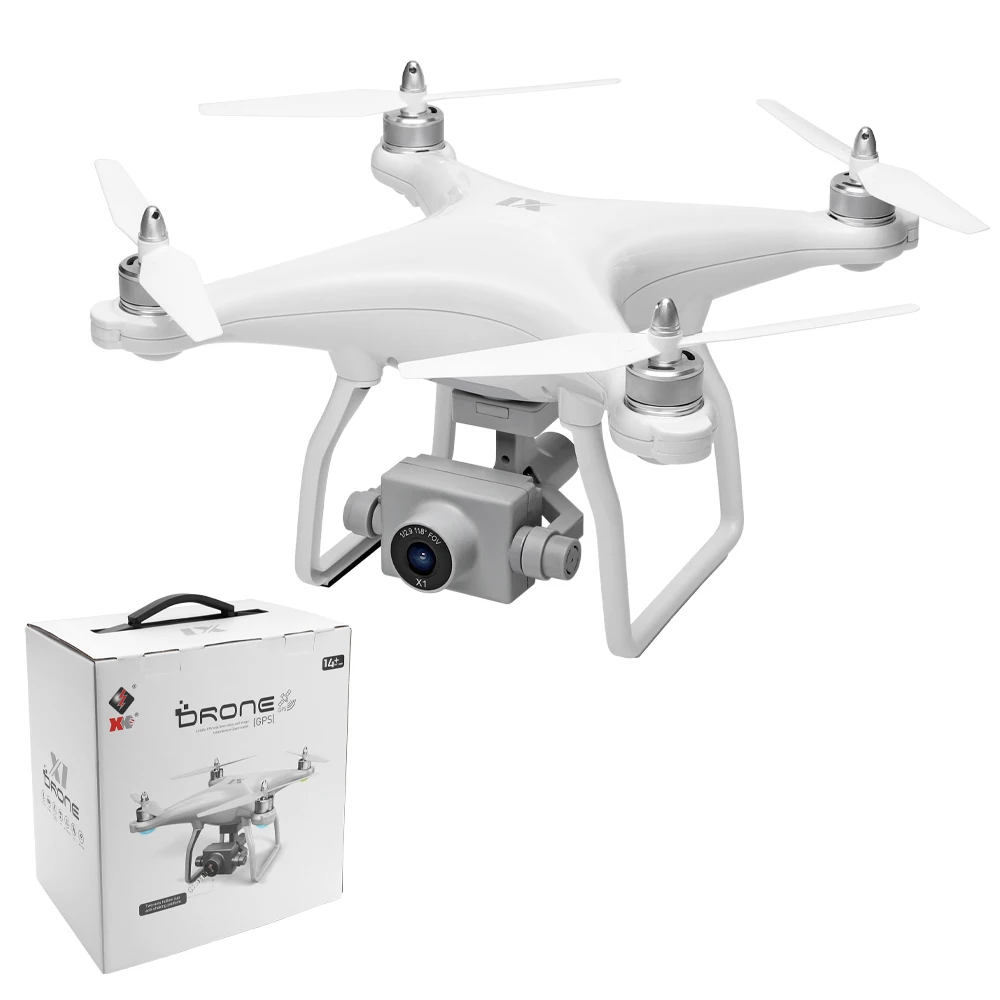 

2020 New WLTOYS X1 Follow Me Drone GPS 5G WIFI FPV RC Quadcopter With 1080P HD Camera Brushless Motor, White