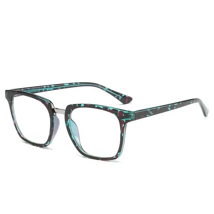 

2021 Hot Selling Stylish Men Women Square TR90 Frame Anti-blue Light Optical Glasses