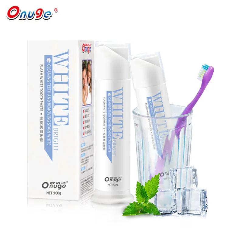 

OEM Natural Teeth Whitening Toothpaste Private Label Tooth Paste, Blue