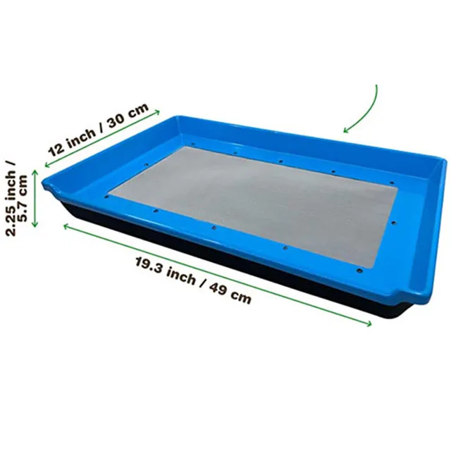 
Hot Sale Anti static ABS Disposable Plastic Tray For pollen trimming tray garden hardvest trim tray herb 