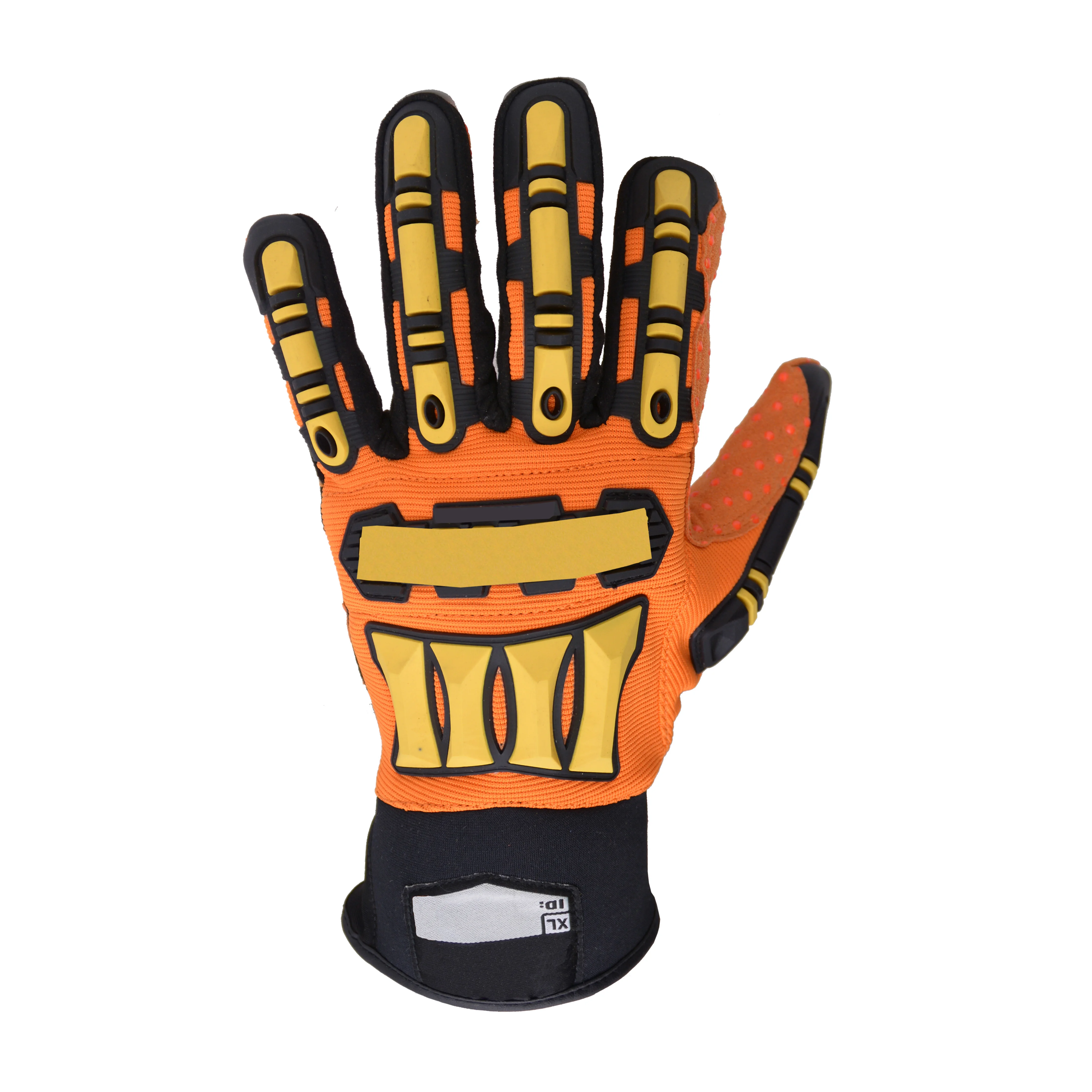 pri硅胶涂掌耐冲击手套tpr工作机械手套油气手套