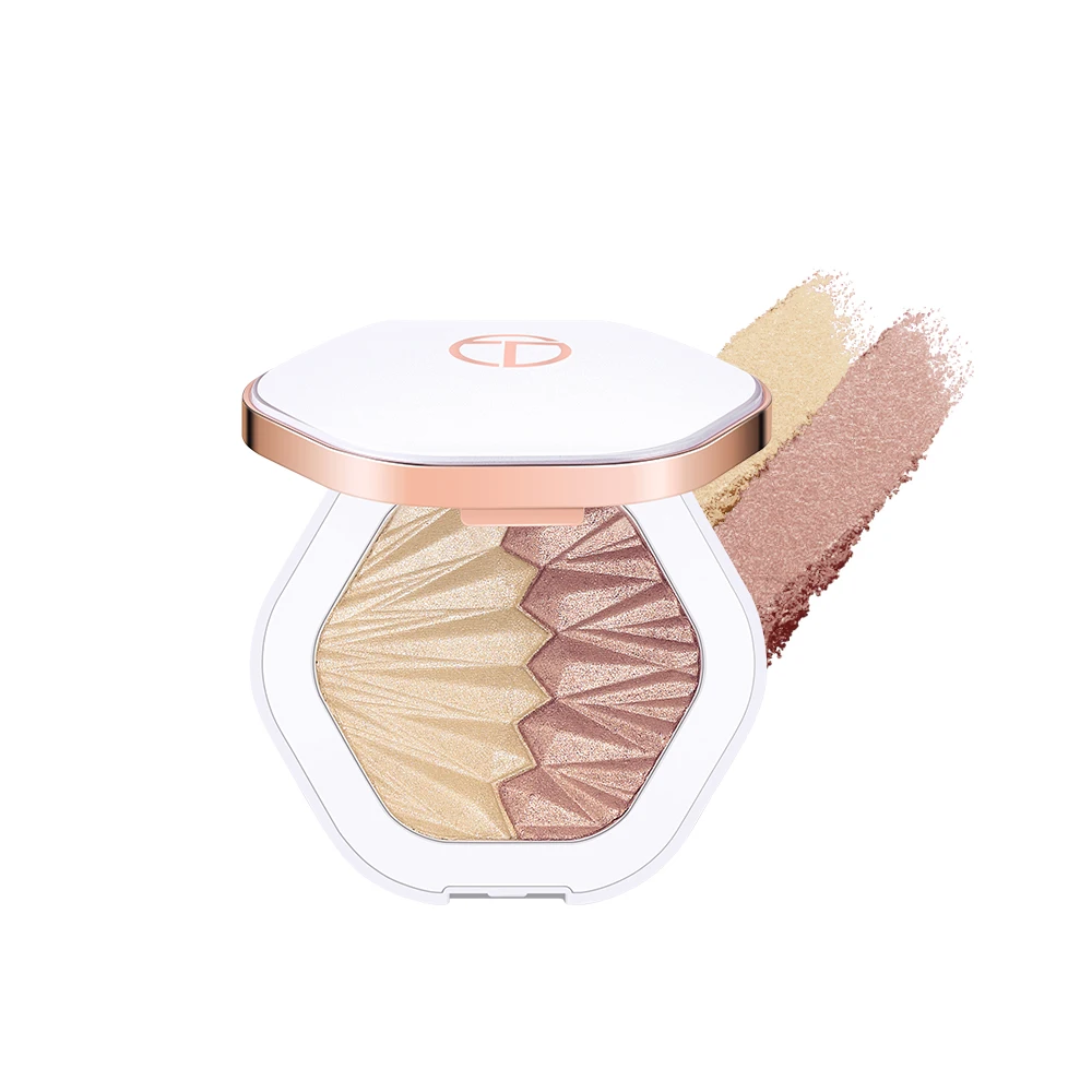 

O.TWO.O New Arrival Bronzer & Highlighters Pigmented Shimmer Makeup Powder Highlighter, 5 colors