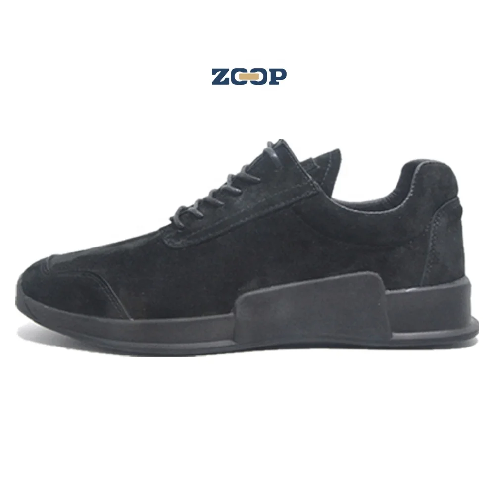 

Good quality rubber sole boy shoe new soft casual sneakers men, Black, white