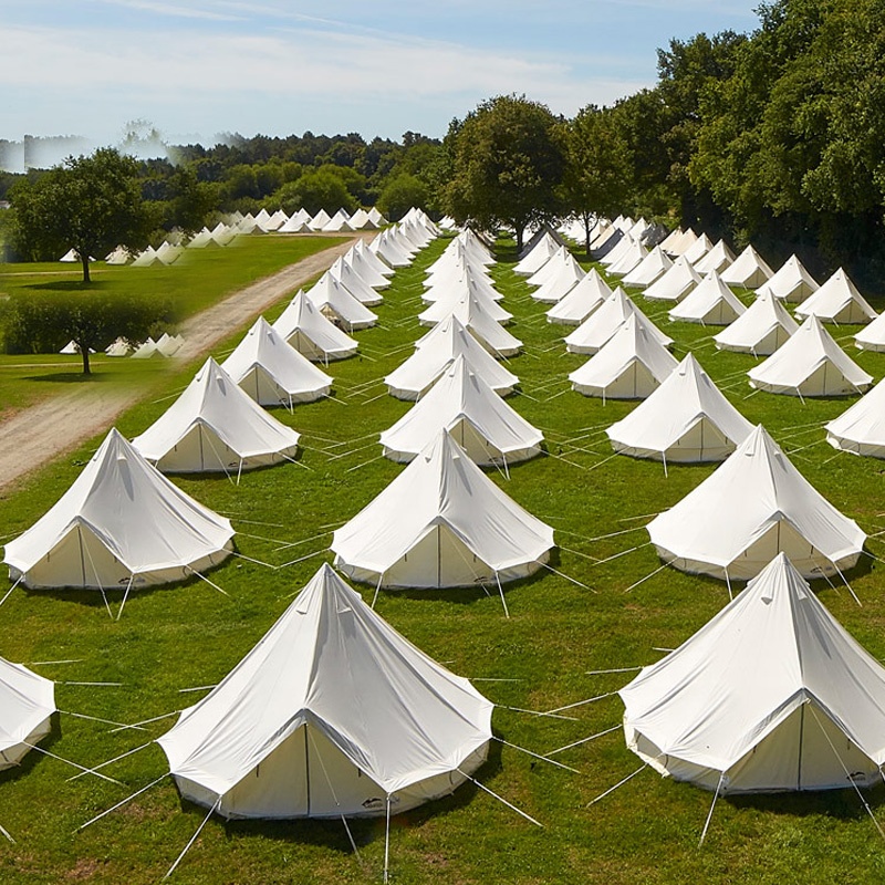 

Heavy Cotton Canvas Desert Camping, Safari Tents, glamping bell tent, Beige