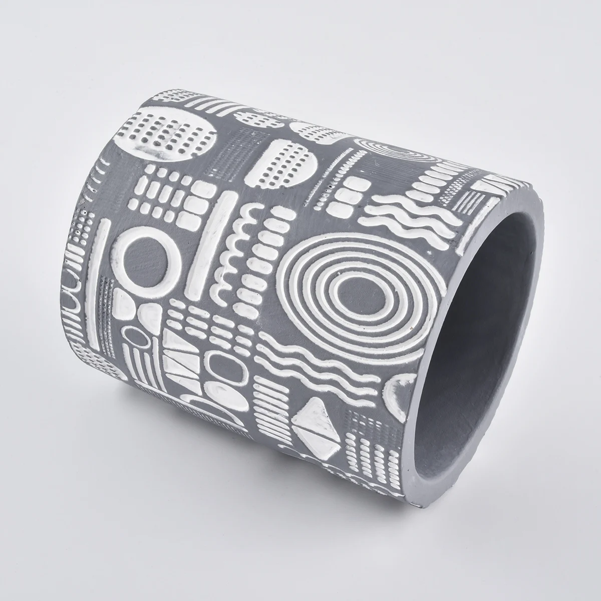 unique cement candle vessels wholesale