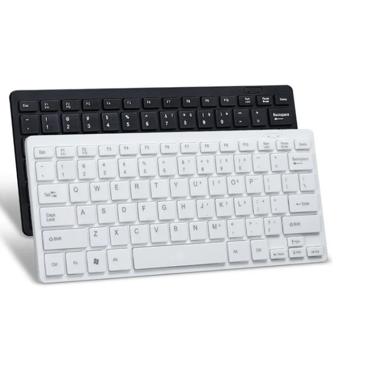 

Mini contracted wired keyboard arabic russian Brazil english mini computer keyboard, Black white