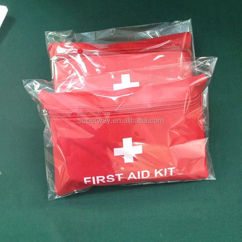 
Small size 1680D Oxford fabric 60 Pieces mini first aid kit 