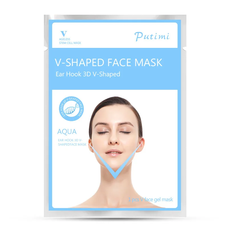 V Shape Mask Face Shaper Firming Slimming Face Lift Tape Thin Masseter V Line Mask Double Chin Reducer