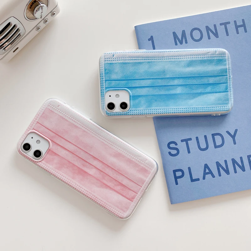 

For iphone 11 X XS 8 7 8plus Couple models Creative phone case for iphone11 12 pro max mobile phone shell four corners