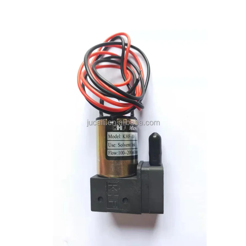 Jucaili Eco Solvent Printer Ink Pump DC24V 3W 100-200ml/min KHF Micro Diaphragm Liquid Pump for Human Allwin Printer