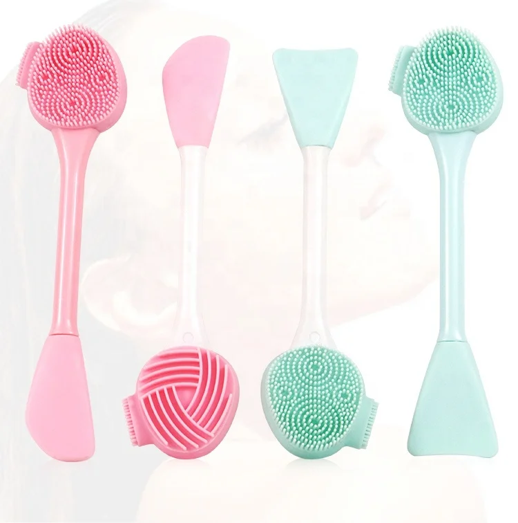 

2021 Hot selling amazon safe facial brush customize facial cleans brush manufactur silicon face brush cleanser