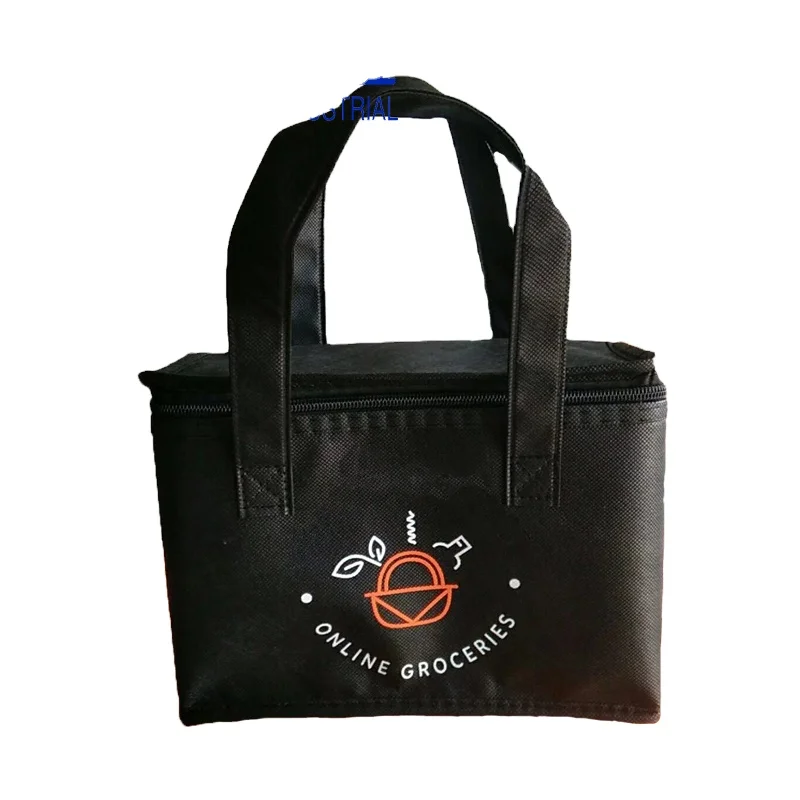 

aluminium silver foil cooler custom logo insulated package bag for food, Customized