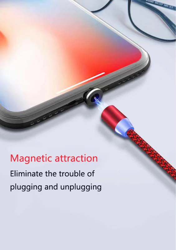 Original Three-In-One Luminescent Cell Phone Colorful Charger Data Cable Type C Cable Charging Usb Spring Line For Iphone - ANKUX.COM