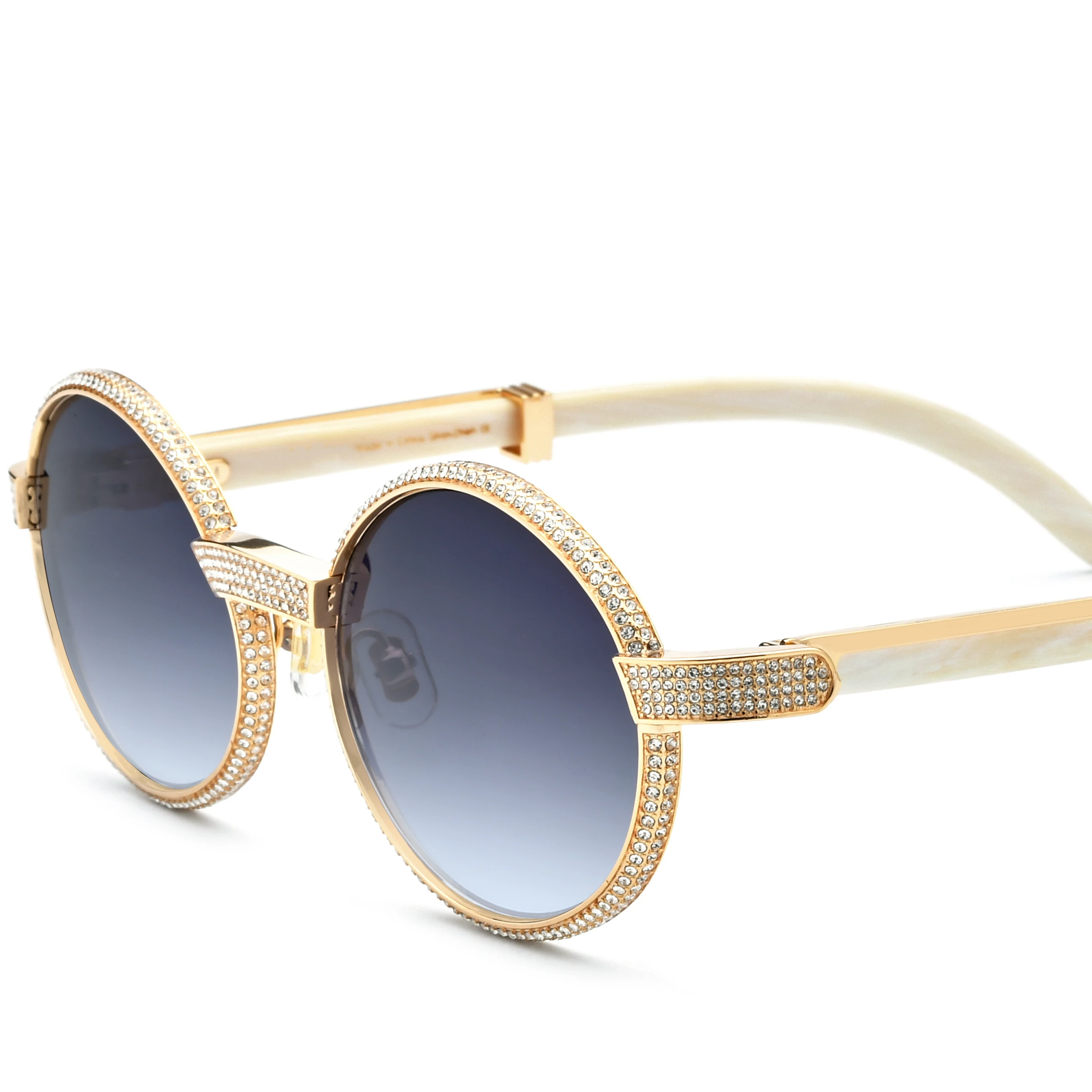 

Jheyewear polarized luxury retro full frame pure natual horn high end sun glasses custom wholesale newest sunglasses 2020