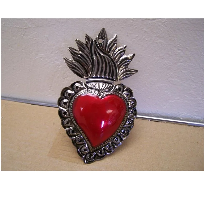 
Sacred Heart/Ex Voto Wall Frame 