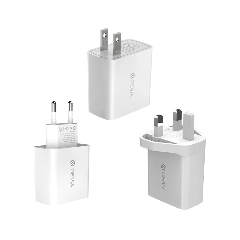 

Devia 20W usb type c charger us/uk/eu power adapter Portable Mobile Phone Travel PD type fast chargers