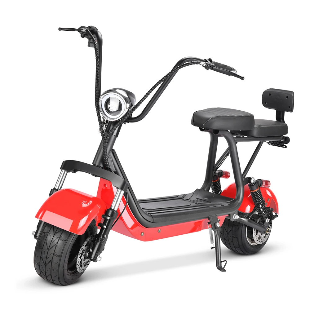 

CE approved 2 wheel adult electric scooter mini mobility scooter 800W 20Ah battery e scooter citycoco stock in Holland, All