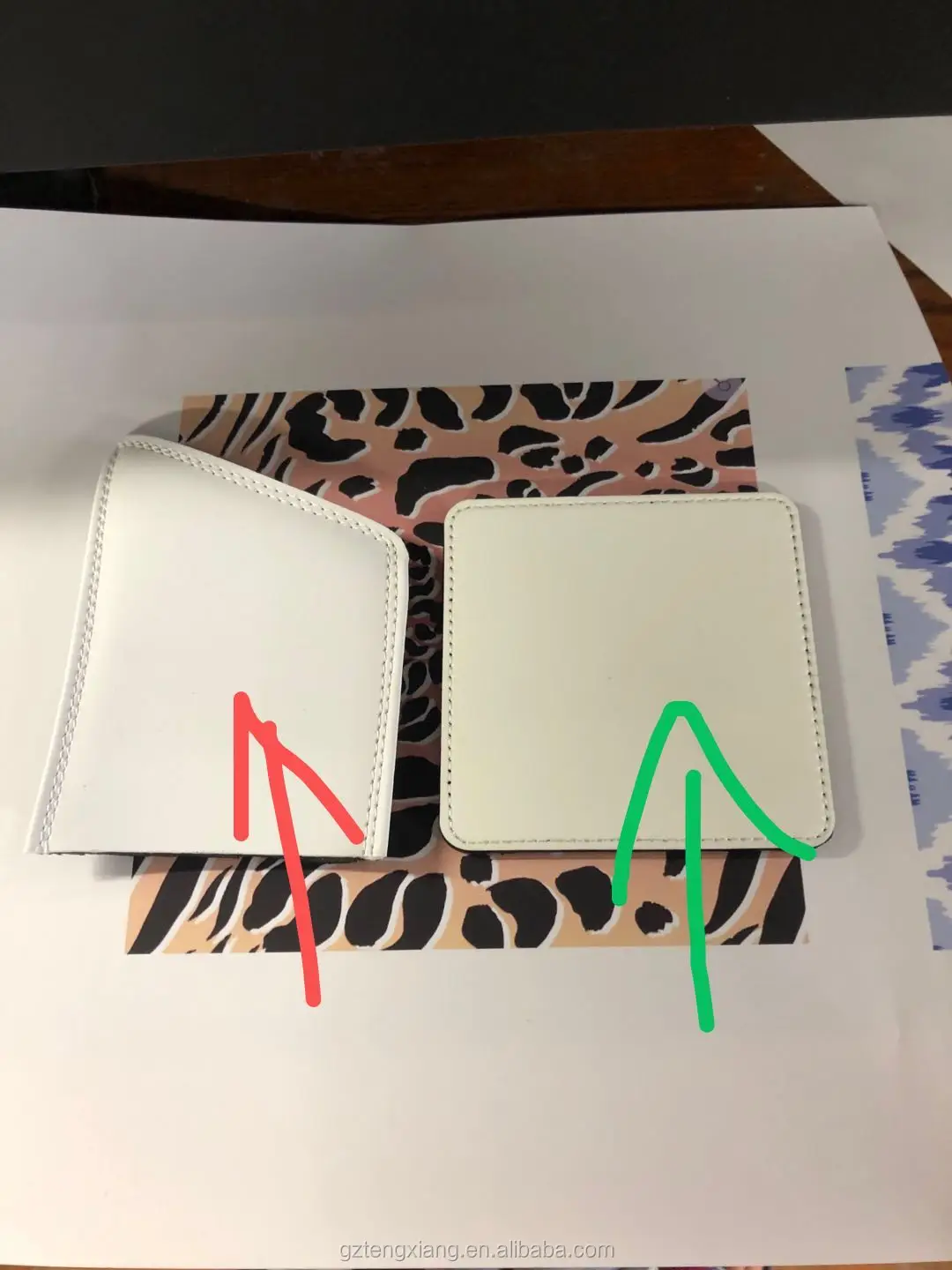 29.7cm*42cm/roll Sublimation Transfer Blanks Sublimation Transfer Printing Leather Material