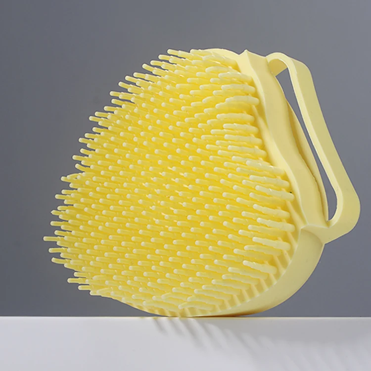 

Folding Washing Vegetal Natural Spa Back Cleaning Dry Skin Shoulder Hair For Bath Brush, Yellow, blue, pink or custom color