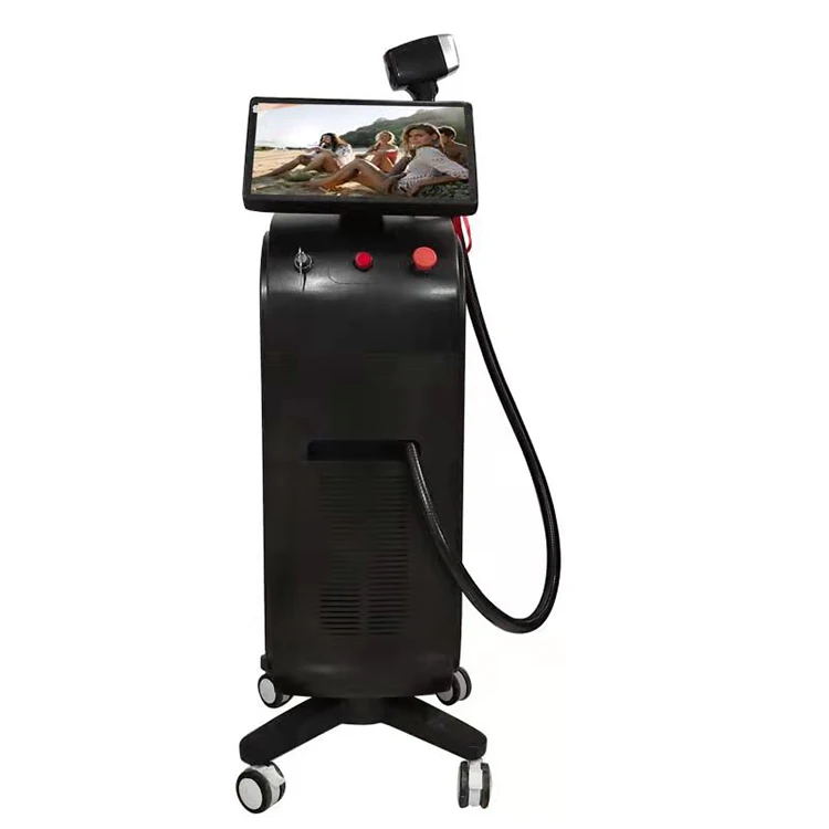

2022 Best Price Professional 808nm Diode Laser Hair Removal Device Painless Permanent Laser Hair Removal Equipment, Black