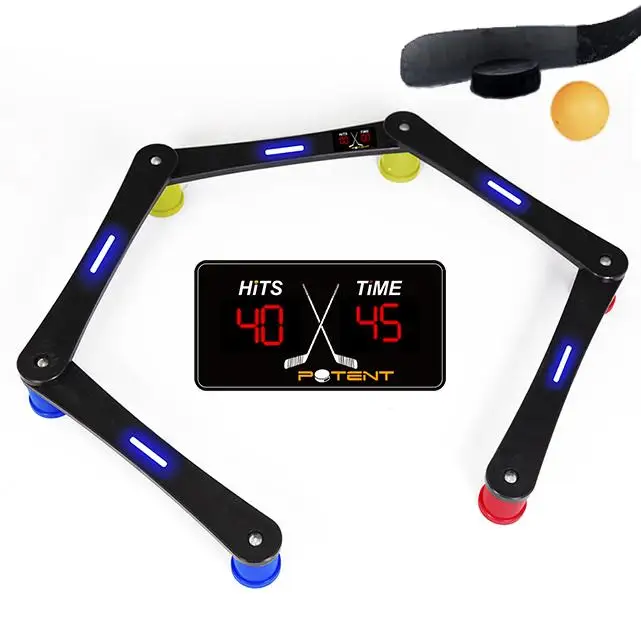 

Extreme Versatile Training Aid Hockey Trainer Smart Stickhandling Trainer, Black