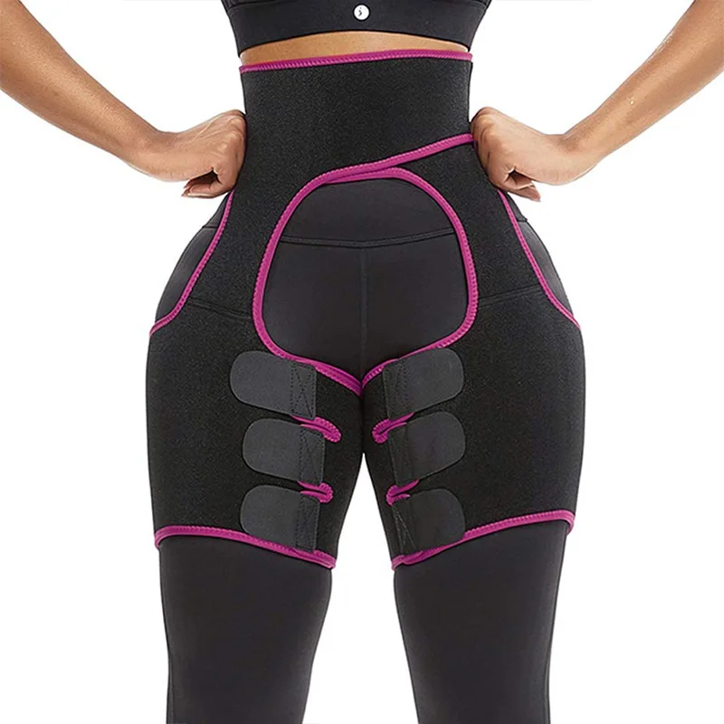 

Neoprene Sweat Shapewear Slimming Leg Body Shaper Adjustable Waist Trainer Slimming Belt Thigh Trimmer for Women