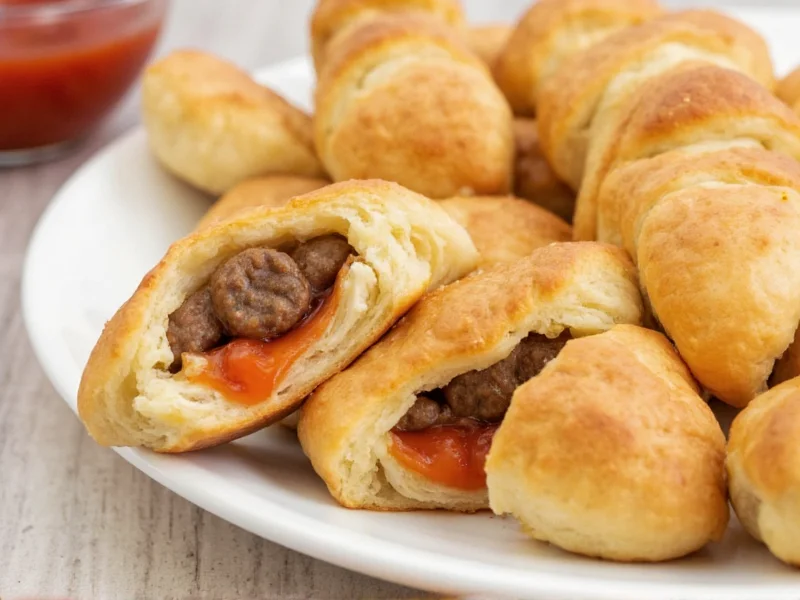 sausage and cream cheese crescents