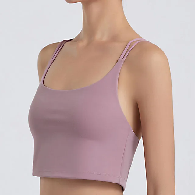 

2021 Beauty Back Plus Size Cross Running Yoga Wear Woman Bras Shockproof Quick Dry Tank Top Fitness Sports Bra, Customized colors
