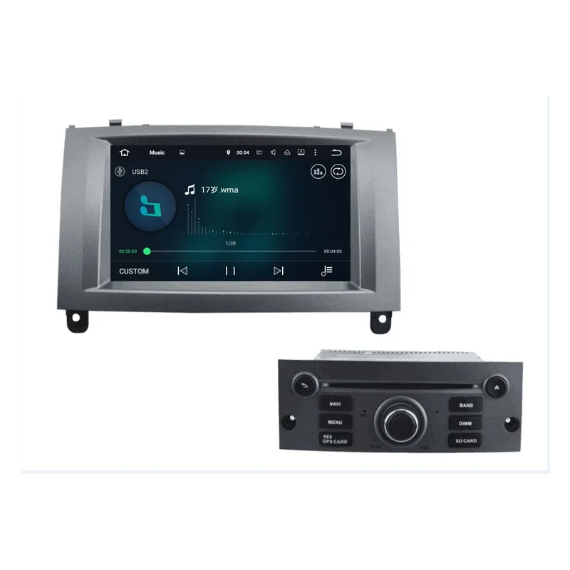 

Aotsr Android 10.0 2+16G Car Radio GPS Navigation for Peugeot 407 Auto Stereo Head Unit Multimedia Player
