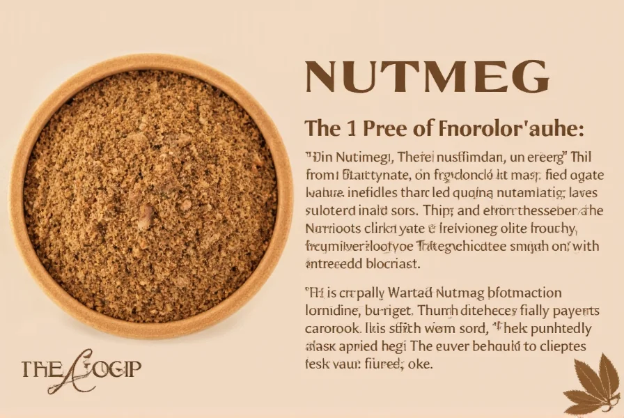 what does nutmeg taste like