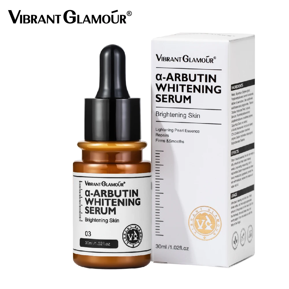 

niacinamide skin care lightening natural powerful whitening vibrant glamour alpha arbutin serum