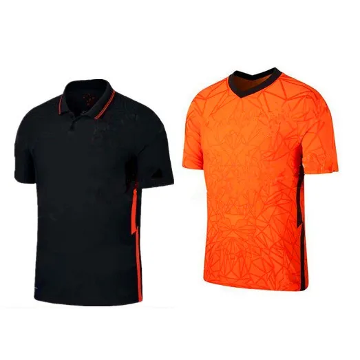 

Free shipping to Holland De Jong player version football shirt 2020/2021 thailand quality Uirgil the Netherlands soccer jersey, Orange, black, white