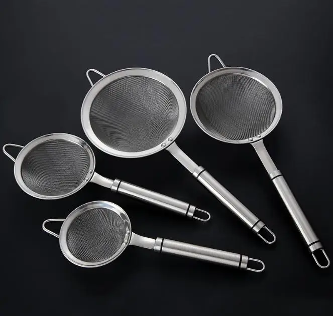 

Premium Fine Stainless Steel Fine Mesh Strainers with Comfortable Non Slip handle