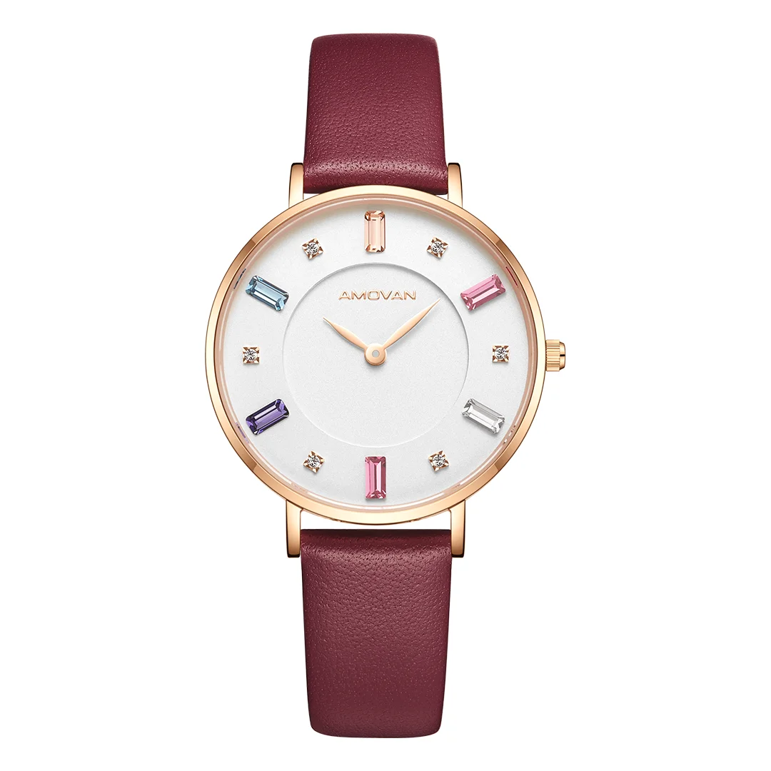 

Hot Sale Genuine Leather Women Wrist Watch Exclusive Ladies Quartz Watches