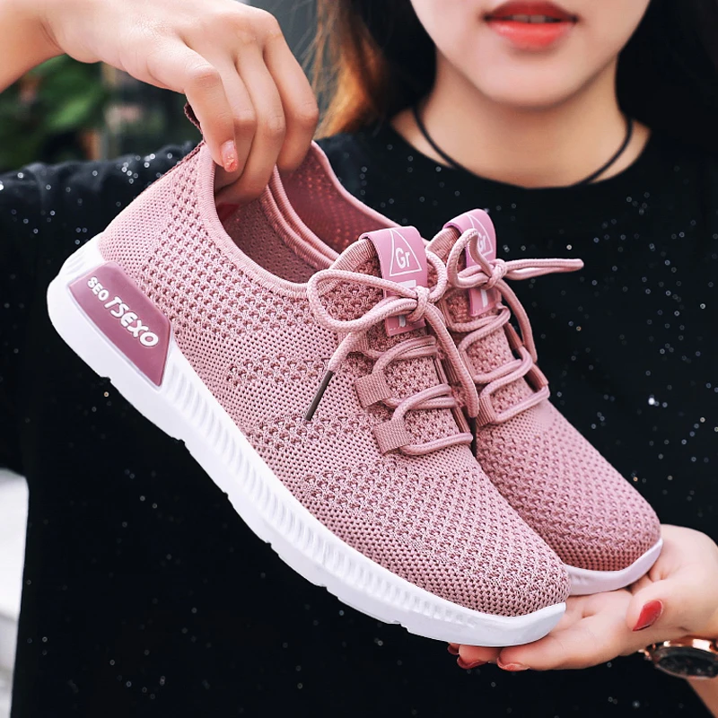

Good Selling Black Color Beige Color Mesh Lining Material Walking Style Shoes