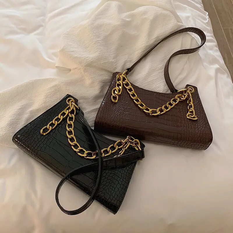 

Wholesale fashion custom simple design casual women shoulder bag trendy women handbags, Coffee, green, black, light purple
