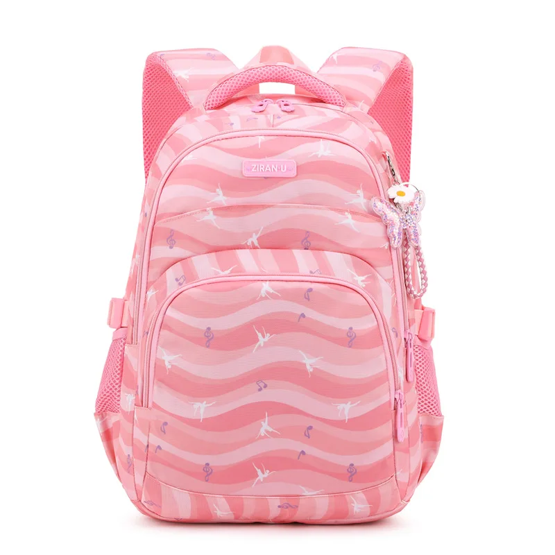 

Wholesale Pink Backpack Water Resistant Nylon Durable Girls Teen Bagpack School Bag Backpack For Girl, Black