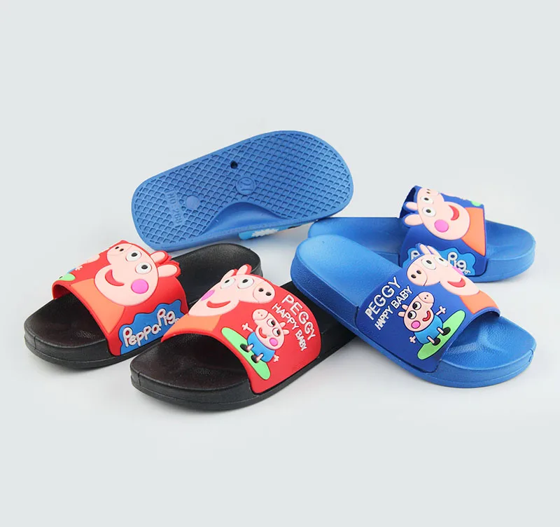 

animal kids sandals cartoon pigs children slippers, Customized color
