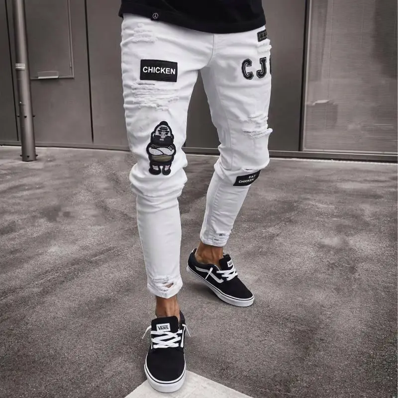 

2021 hot mens jeans denim mens jeans shirt black jeans for men