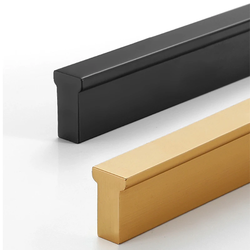 

VOC Modern Aluminum Gold Cabinet Handle Wardrobe Closet Kitchen Hidden Cabinet Pull Handle