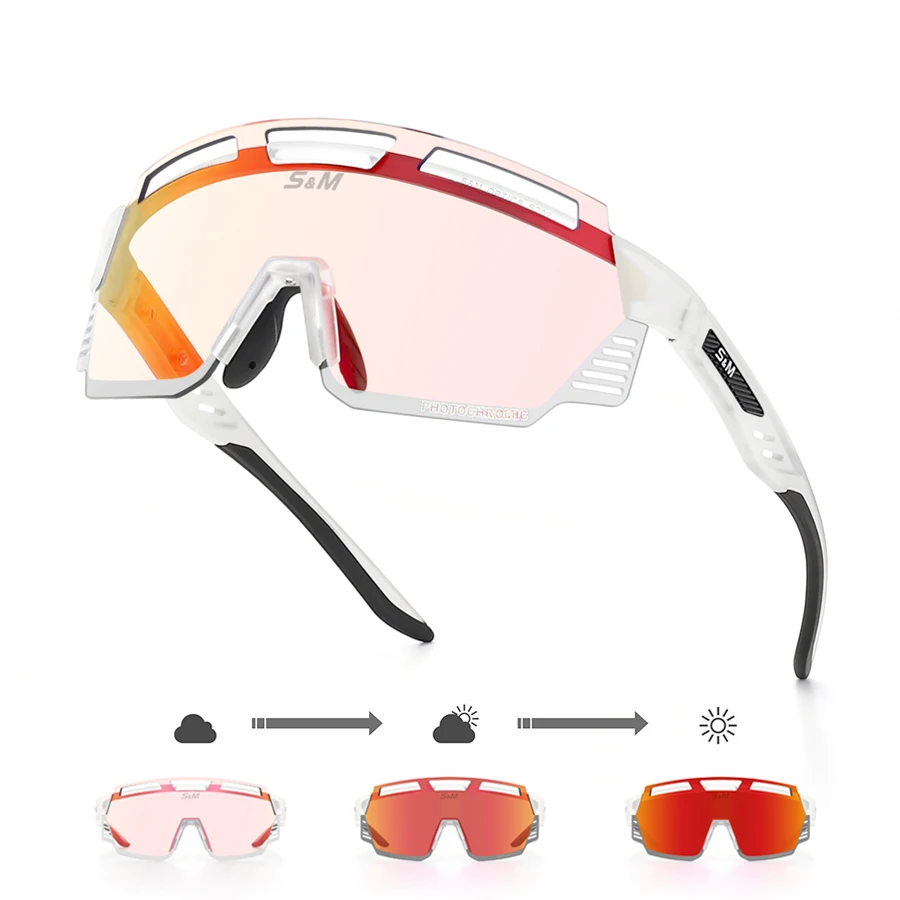 

New Photochromic Revo Cycling Glasses Mountain Eyewear Polarized Sports Sunglasses Driving Shades Running Sunglasses