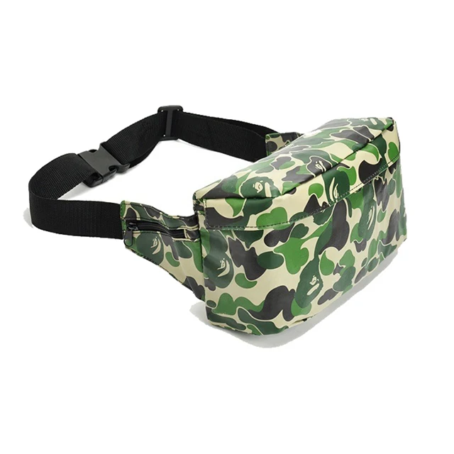 

Water proof Portable Waist Bag for men one piece Camo Fanny Pack Custom Logo Wholesale, Black