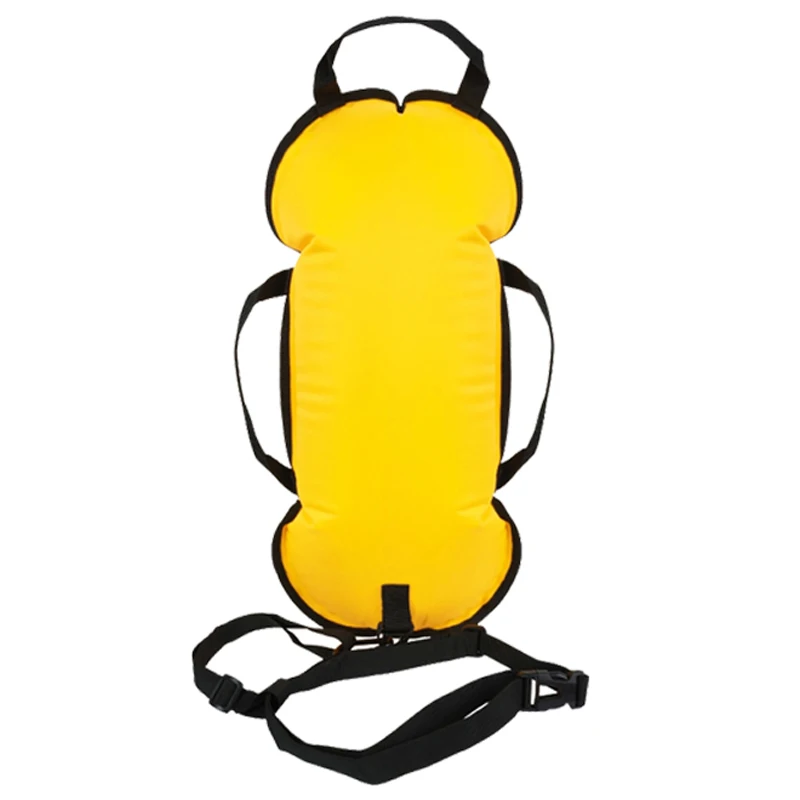 

High Quality Light Weight Inflatable Floating Safe Swim Buoy waterproof bag, Yellow,orange,green,pink